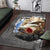 Window to Jurassic Kids' Bedroom Rug