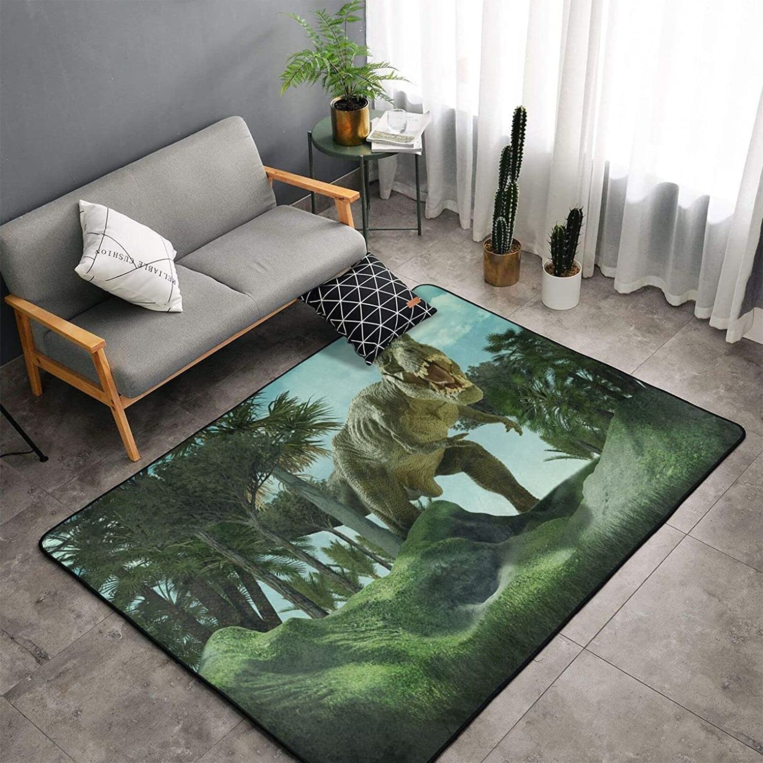 Walking T-Rex Floor Mat