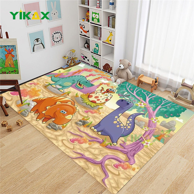 Tiny Dino Pals Soft Area Rug