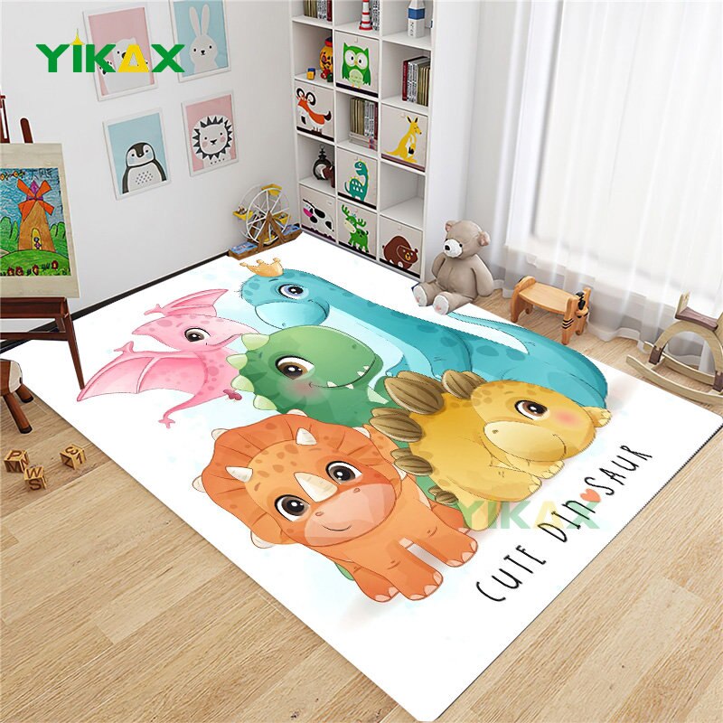 Cute Dino Playground Rug