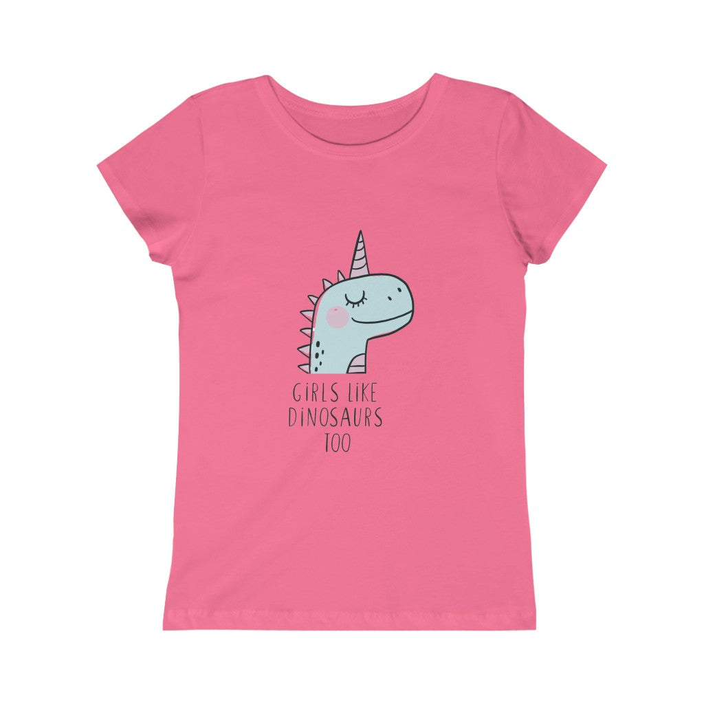 "Girls Like Dinosaur Too" Shirt