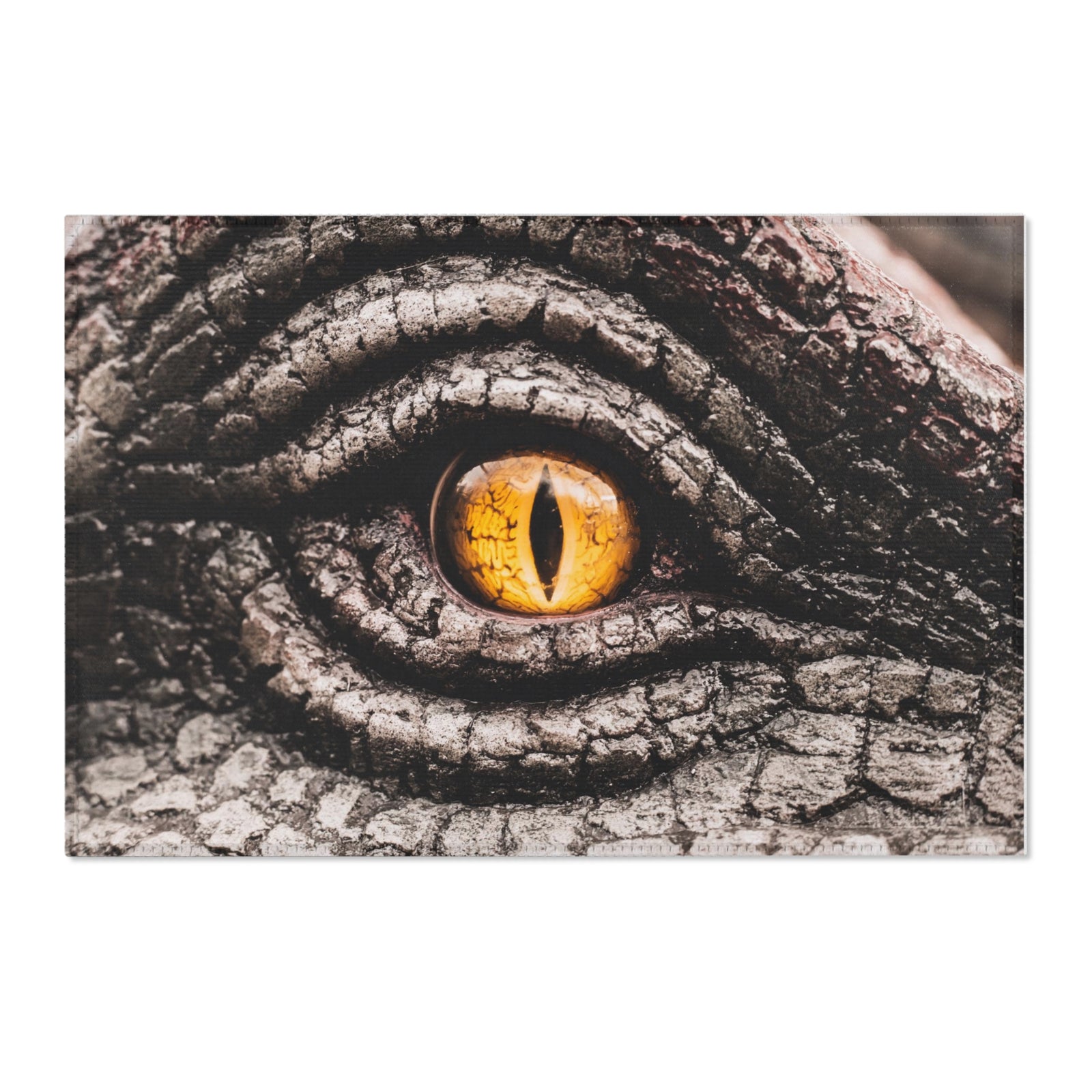 Prehistoric Gaze: Dinosaur Eye Area Rug