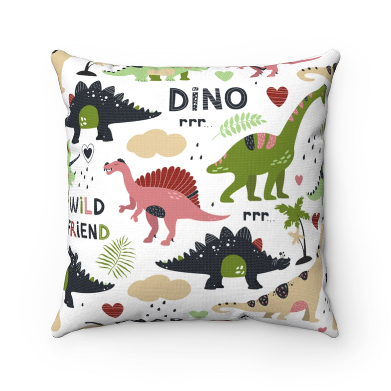 "Wild Friend" Dinosaur Pillow
