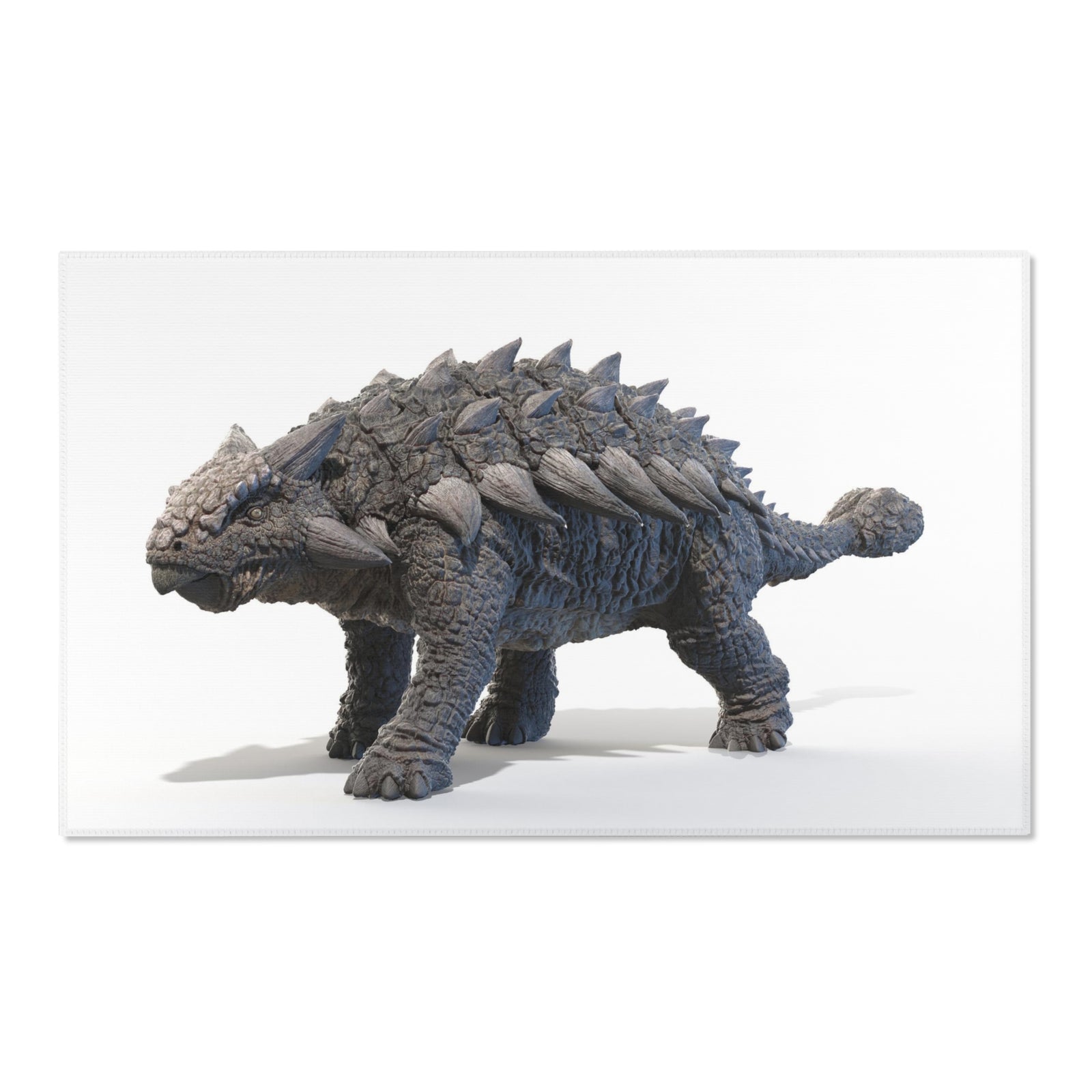Armored Giant: Ankylosaurus Area Rug