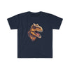 Prismatic Predator: Polygon Dinosaur Shirt