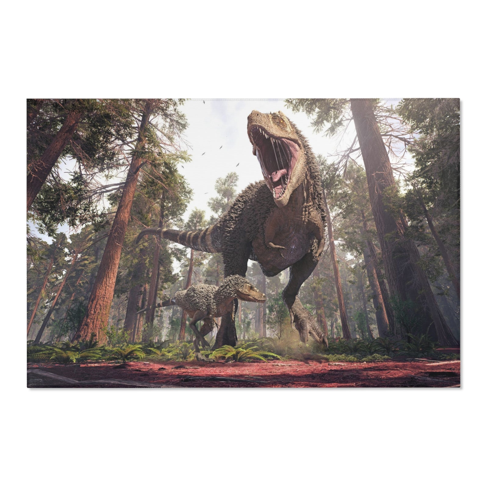 King of Dinosaurs: T-rex Area Rug