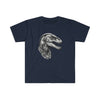 Raptor Redux: Cyberpunk Dinosaur T-Shirt