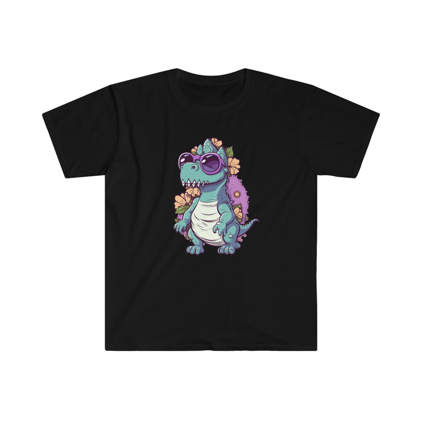 Chic-o-saurus: Dinosaur in Sunglasses T-Shirt