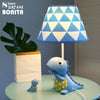 T-RexGlow - Adorable Blue T-Rex Table Lamp