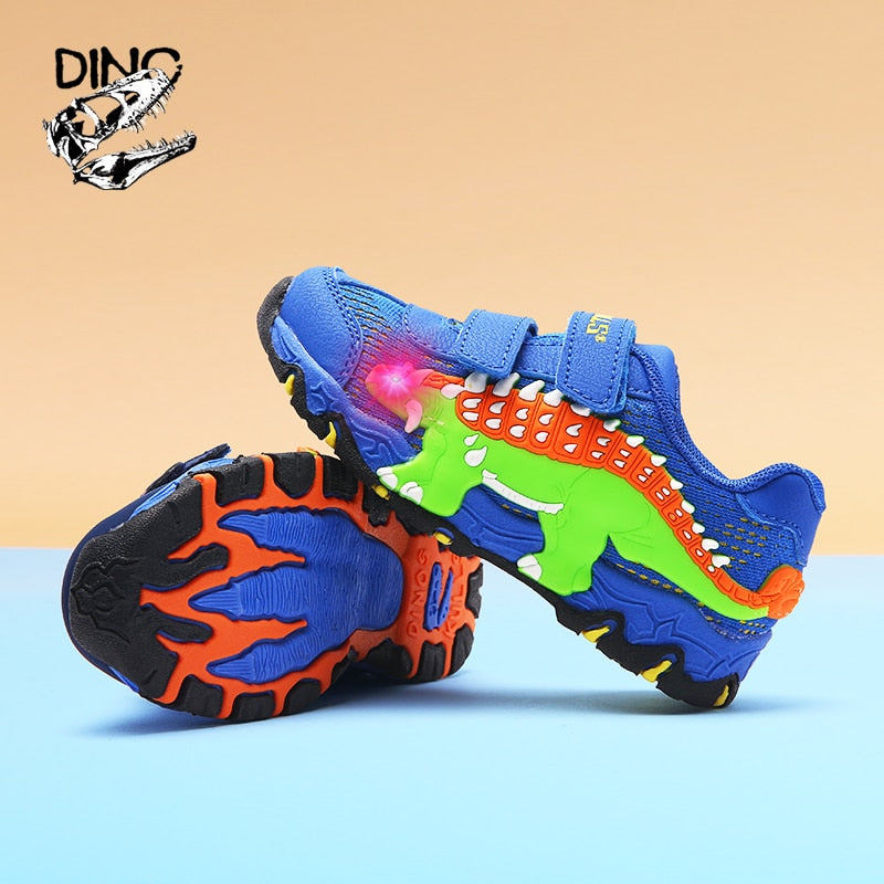Stegosaurus Shine LED Kids' Shoes
