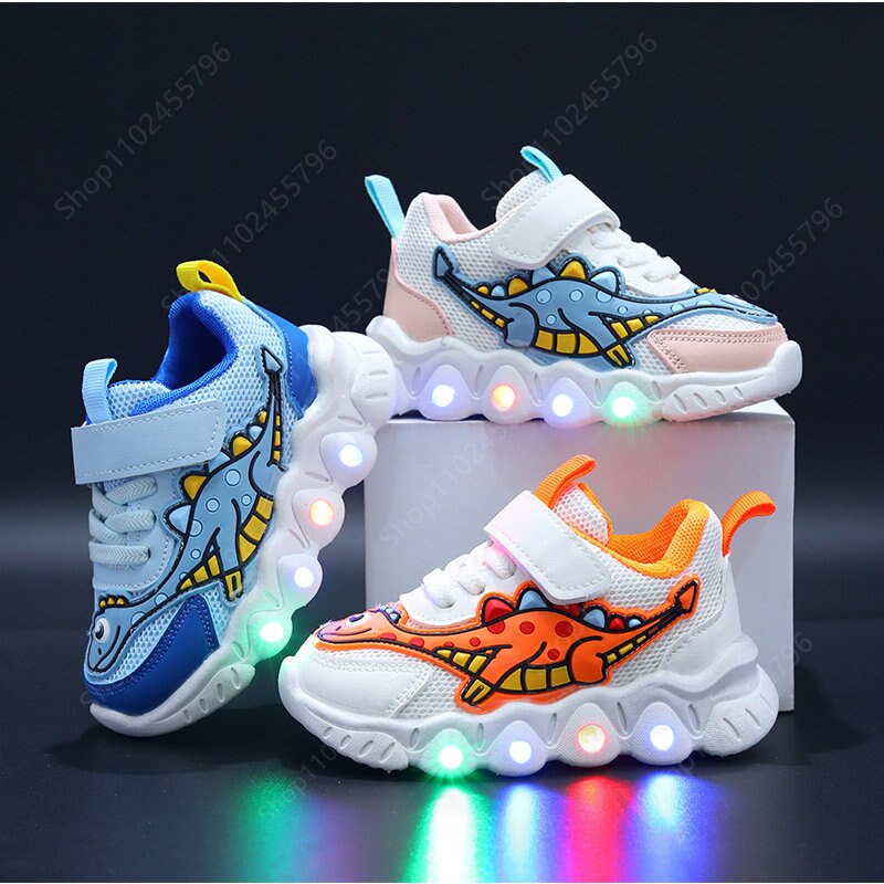 Dino Glow Steps LED Shoes
