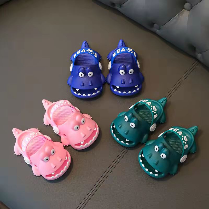 Dinosaur Slip-n-Slide Beach Sandals