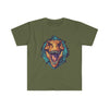 Polygonal Predator: Dinosaur Face Shirt