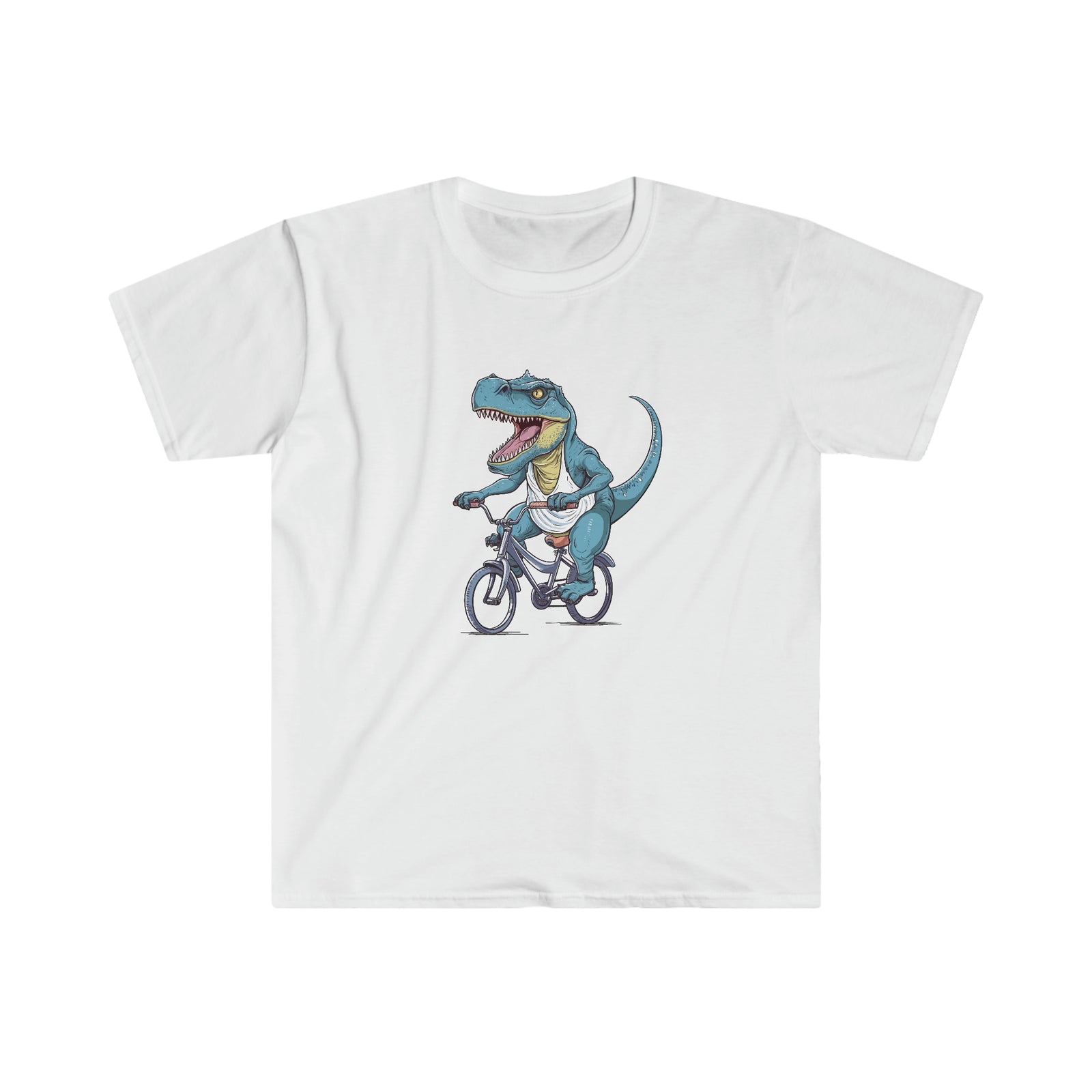 Two-Wheeled Terror: T-Rex Bicycle Shirt