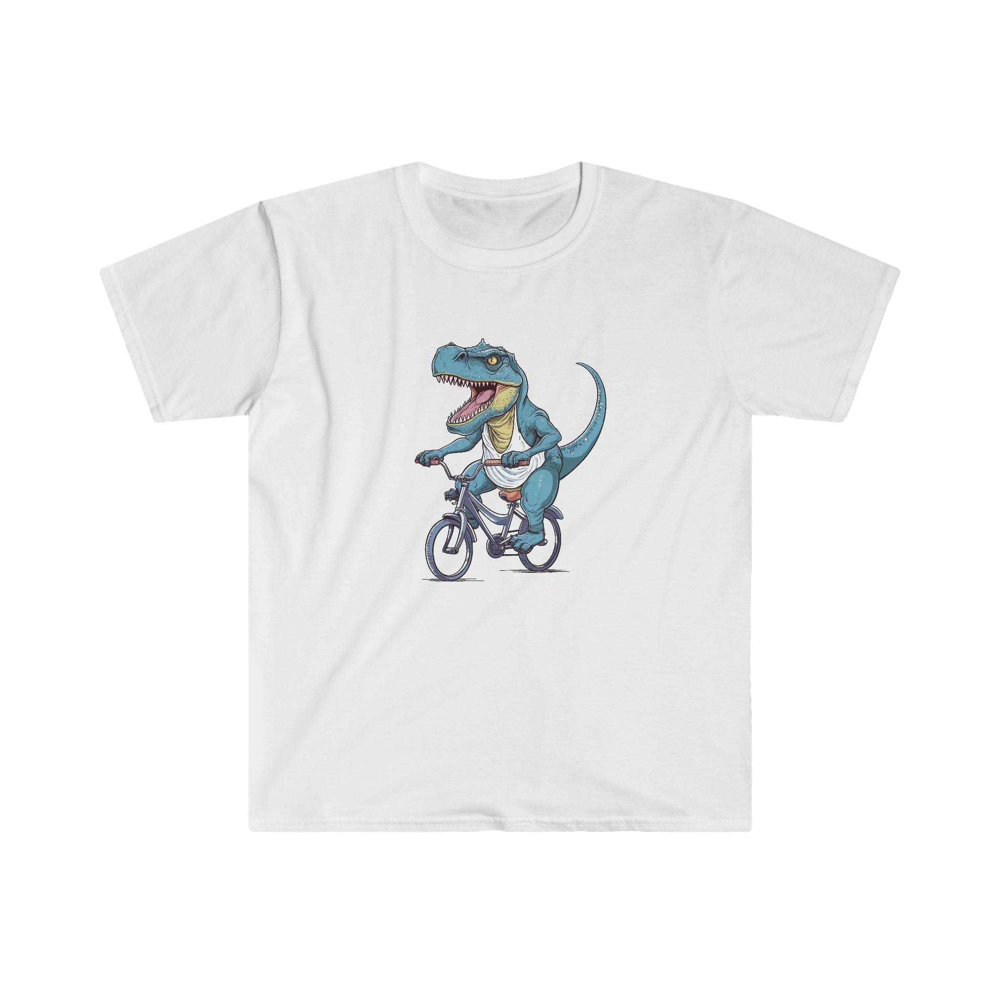 Two-Wheeled Terror: T-Rex Bicycle Shirt