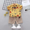 Adorable Dinosaur Summer Outfit - Yellow / 3T