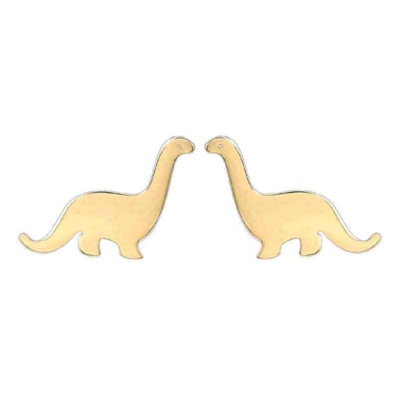 BRACHIOSAURUS EARRINGS | DINOSAUR SMALL STUD EARRINGS