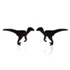 Black Velociraptor Earrings