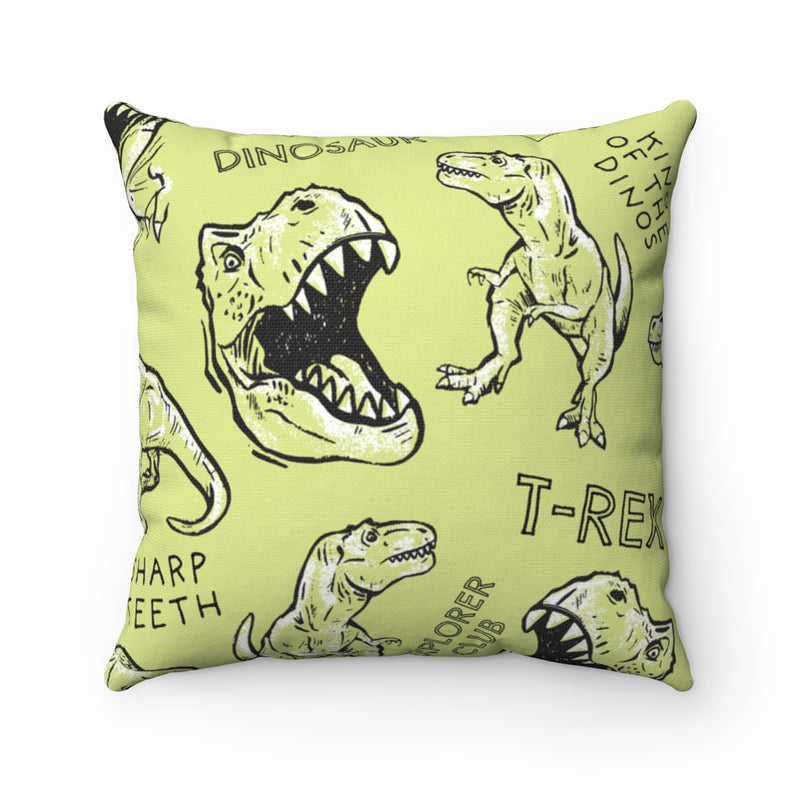 "King Of The Dinos" Dinosaur Pillow