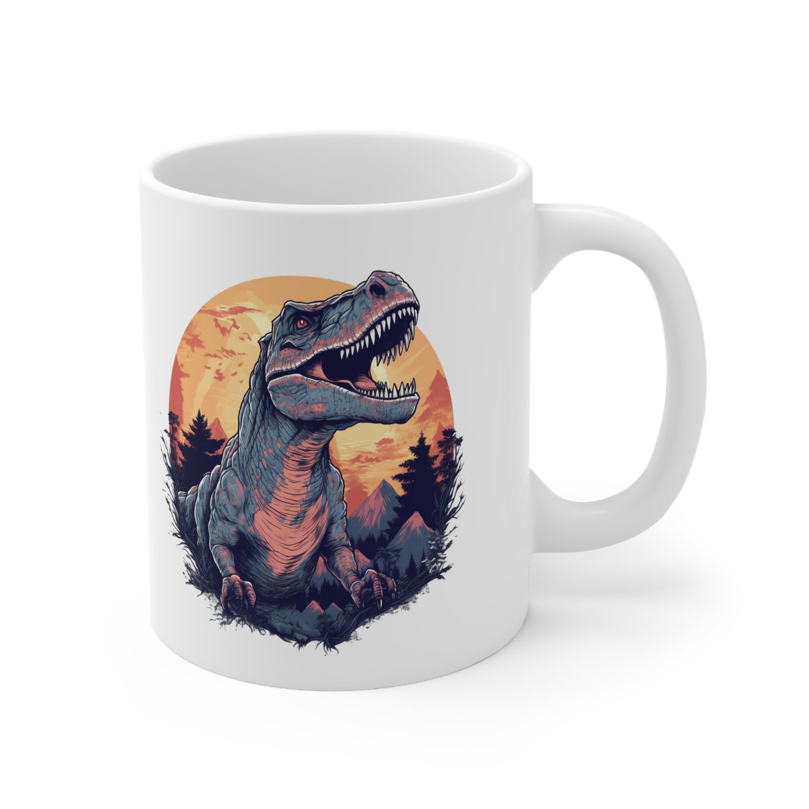 Twilight Terror: T-Rex Dinosaur Mug