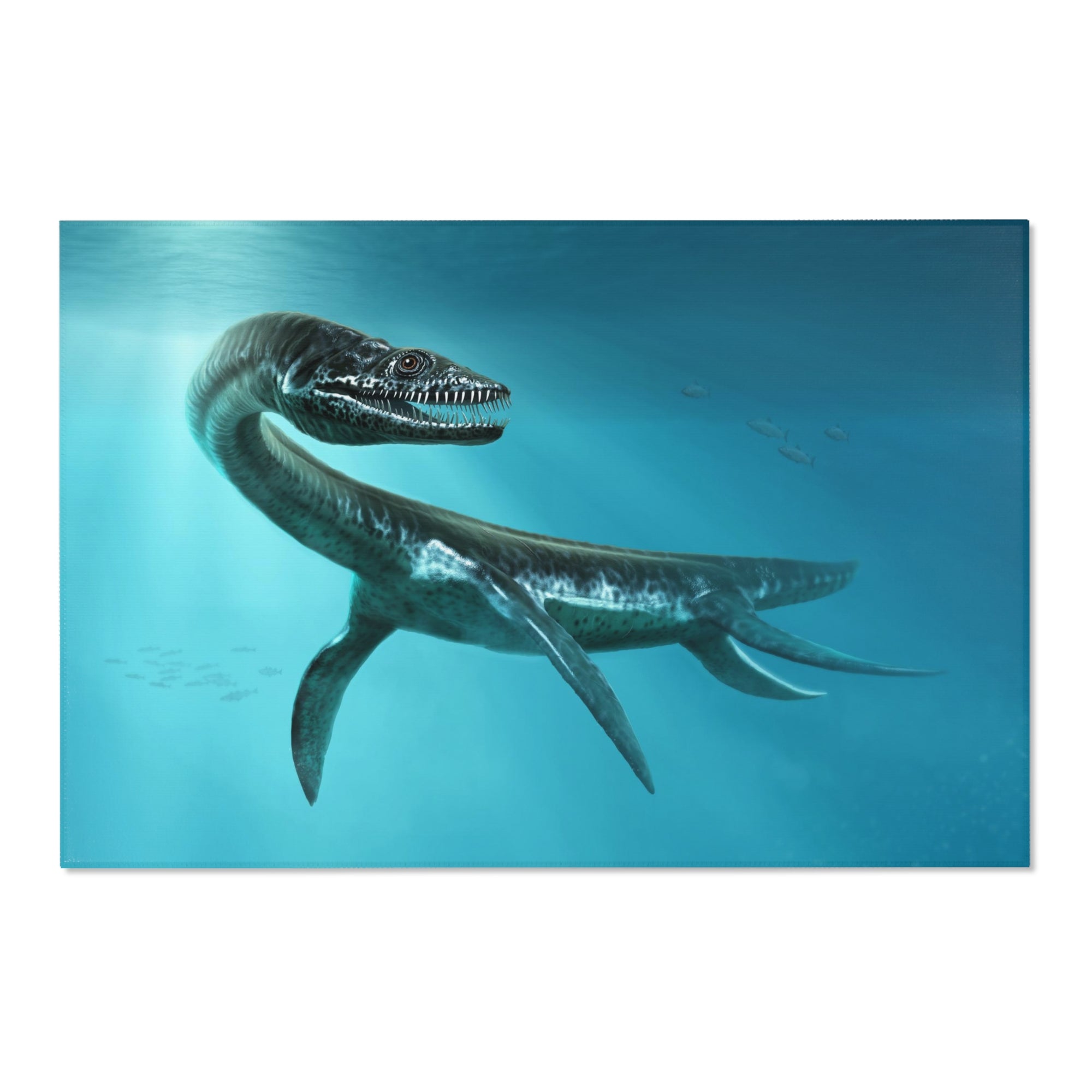 Sea Monster Mystery: Plesiosaurus Area Rug