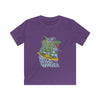 Big Waves Dinosaur T-Shirt - S / Purple - Kids clothes