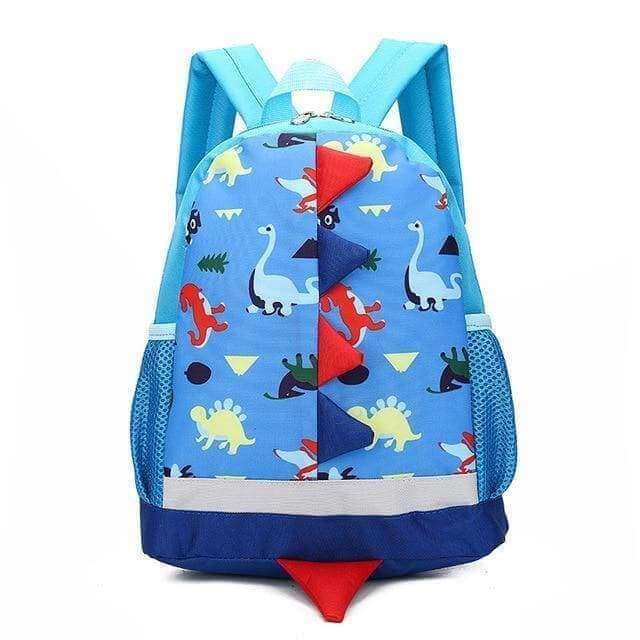 Blue Dinosaur Backpack For Kindergarten