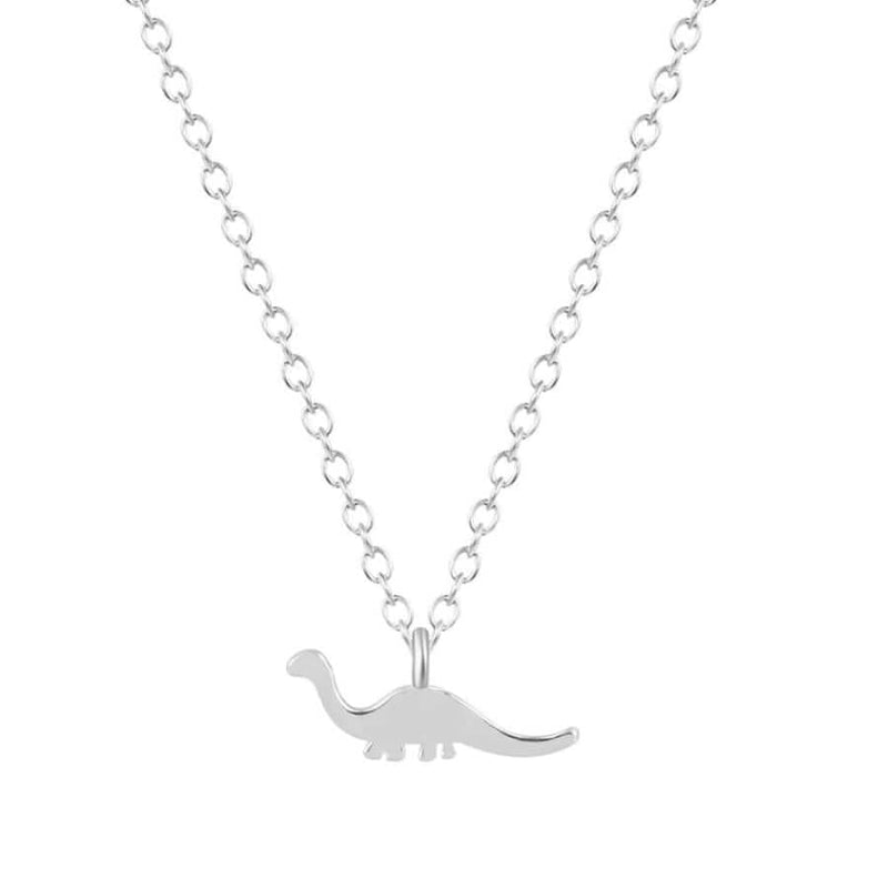 Golden Brachiosaurus Necklace