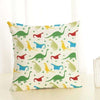 Colorful Jurassic Pillow Case