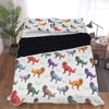Colorful T-Rex Bedding Set (Comforter & Pillow) Blanket