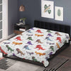 Colorful T-Rex Comforter - Blanket