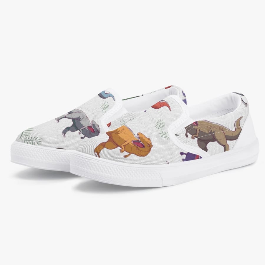 Colorful T-Rex Kids’ Slip-On Shoes - Child11/EU28 - 