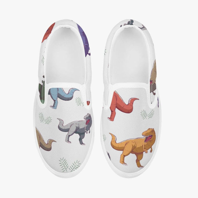 Colorful T-Rex Kids’ Slip-On Shoes - Child11/EU28 - 