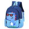 Cool Dinosaur With Sunglasses Backpack - Blue