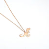 Cute T-Rex Necklace - Rose Gold