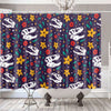 Dino Skulls & Flowers Shower Curtain - XL (96x72in) -