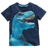 Dinosaur Boy Shirt Blue Tyrannosaurus Rex
