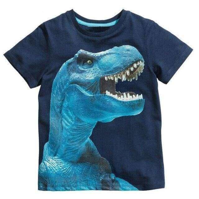 Blue Tyrannosaurus Rex Shirt