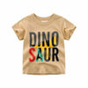 Dinosaur Boy Shirt Brown & Yellow
