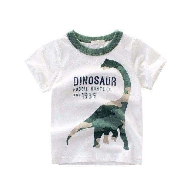 Dinosaur Boy Shirt Camouflaged Brachiosaurus 
