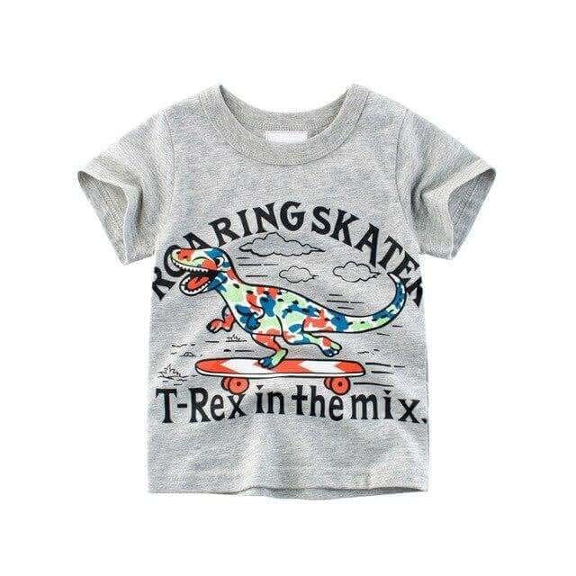 Dinosaur Boy Shirt <br> Roarring Skater