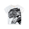 Dinosaur Boy White Shirt T-Rex Selfie