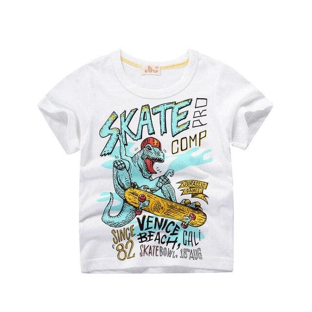 Dinosaur Boy Shirt White Venice Beach