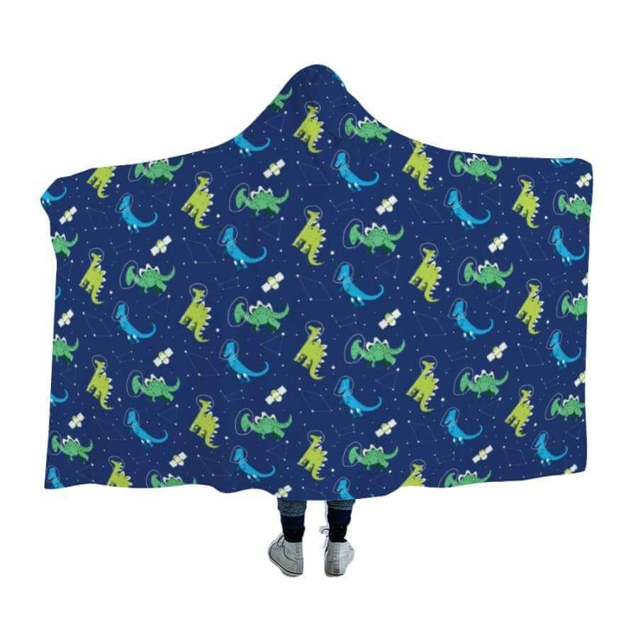 Dinosaur Constellations Dinosaur Hooded Blanket