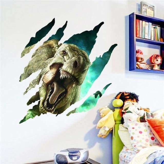 Dinosaur Decal <br> Behind The Wall