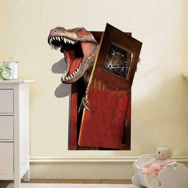 Dinosaur Decal <br> Prehistoric Door