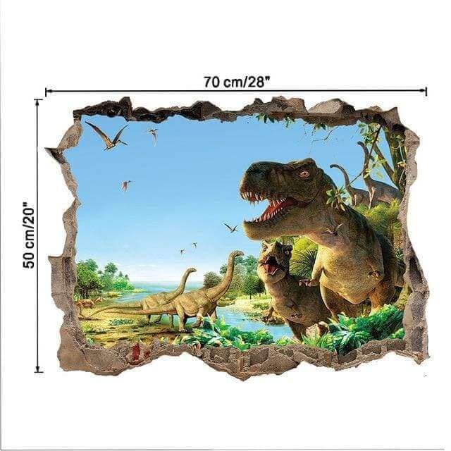 Dinosaur Decal Prehistoric Window