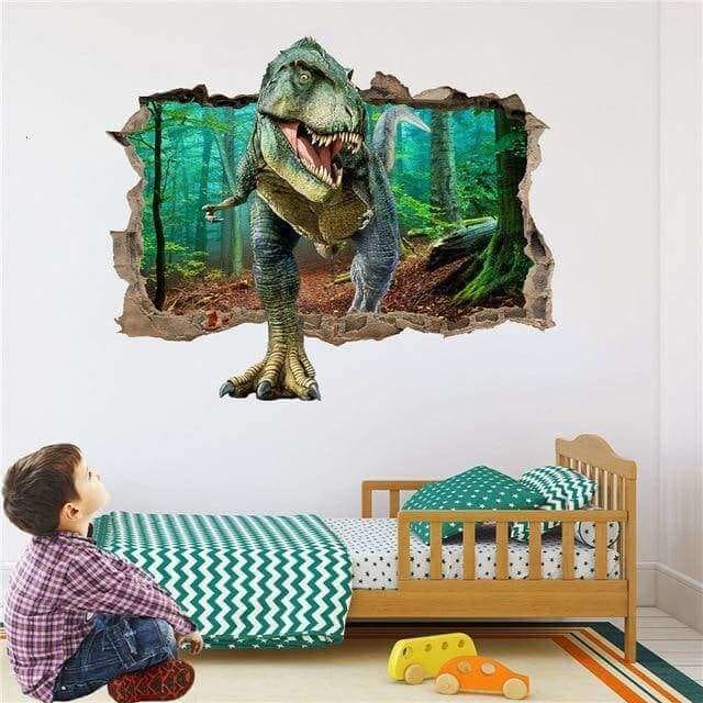 Dinosaur Decal T-Rex Is There