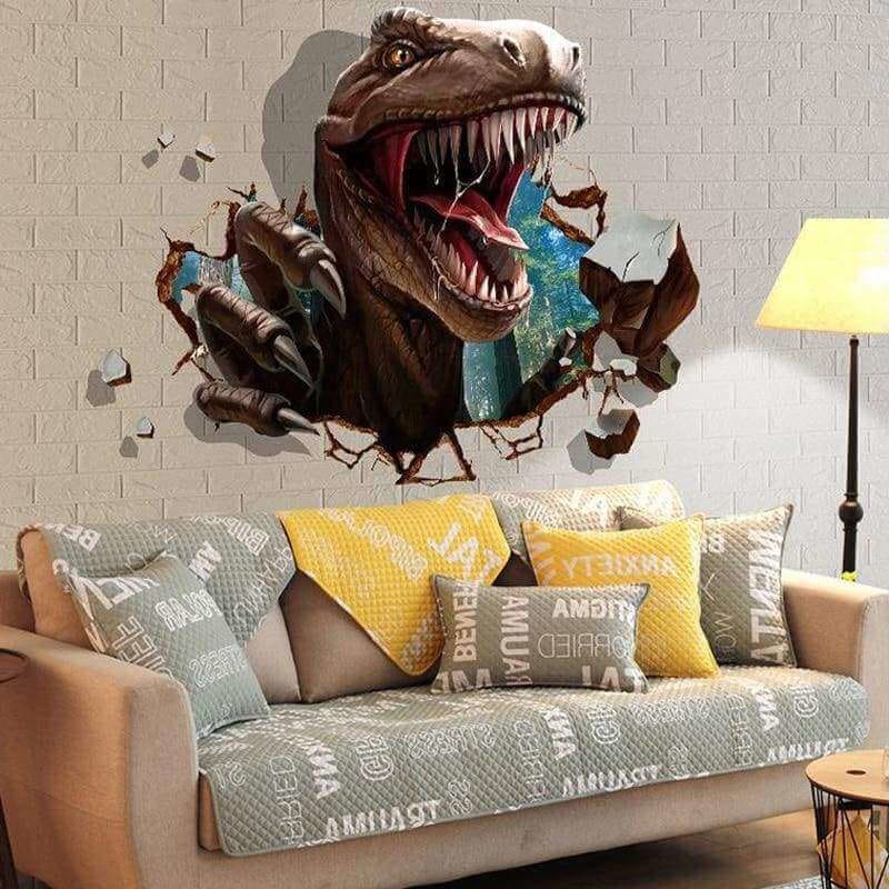 Dinosaur Decal 3D Fury Raptor