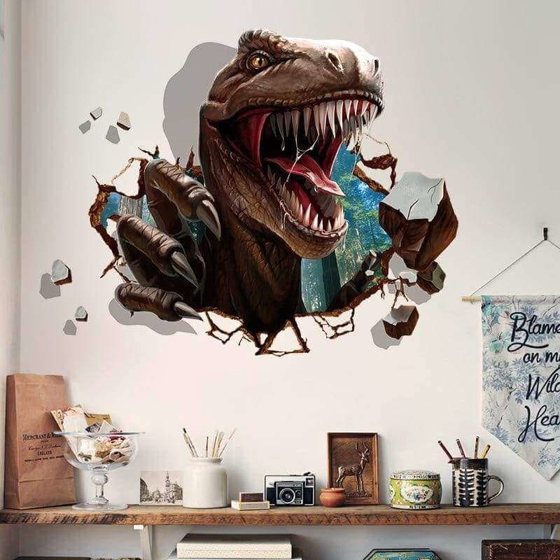 Dinosaur Decals <br> 3D Fury Raptor